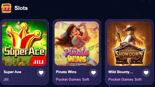 Mapalad game lobby — slots and jackpots
